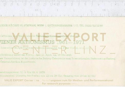[VEC.002.532] - Wiener Aktionismus 1961 - 1971