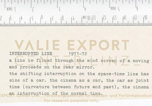 [VEC.000.959] - INTERRUPTED LINE 1971-72 / ABSTRACT FILM no 1 / FACING A FAMILY TV ACTION 1971