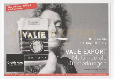 [VEC.004.737] - VALIE EXPORT. Multimediale Bemerkungen