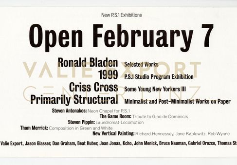 [VEC.004.542] - New P.S.1 Exhibitions