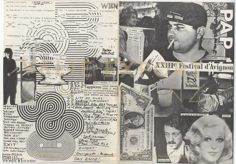 [VEC.003.500] - P.A.P. program for the XXIIIe Festival d'Avignon from August 10th to August 14th