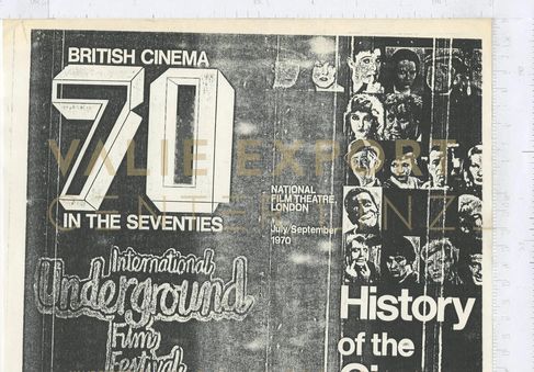 [VEC.002.520] - British Cinema in the Seventies. International Underground Film Festival. Histor