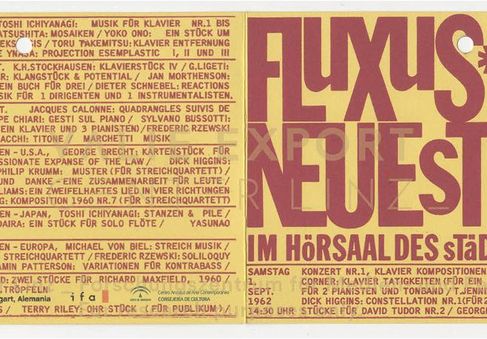 [VEC.003.394] - Fluxus. una larga historia con muchos nudos. Alemania 1962-1994