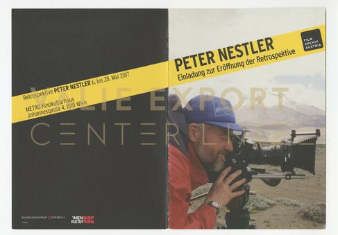 [VEC.004.700] - Peter Nestler. Einladung zur Eröffnung der Retrospektive