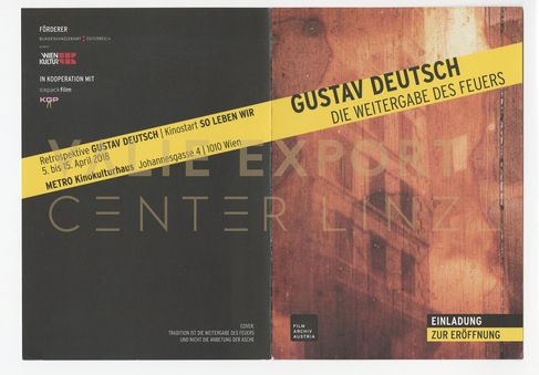 [VEC.004.691] - Gustav Deutsch. Die Weitergabe des Feuers