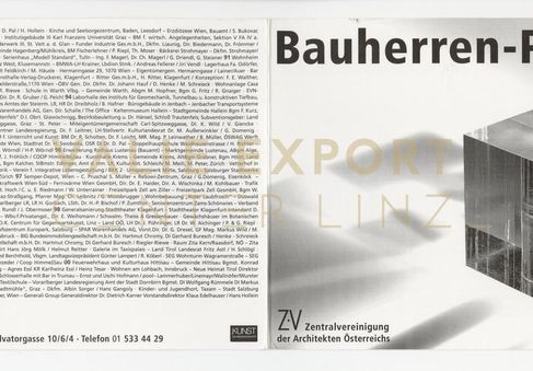 [VEC.004.557] - Die Zentralvereinigung der Architekten Österreichs lädt ein zur Einreichung herv