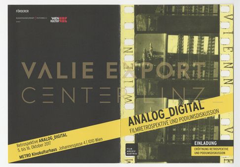 [VEC.004.676] - ANALOG_DIGITAL. Filmretrospektive und Podiumsdiskussion