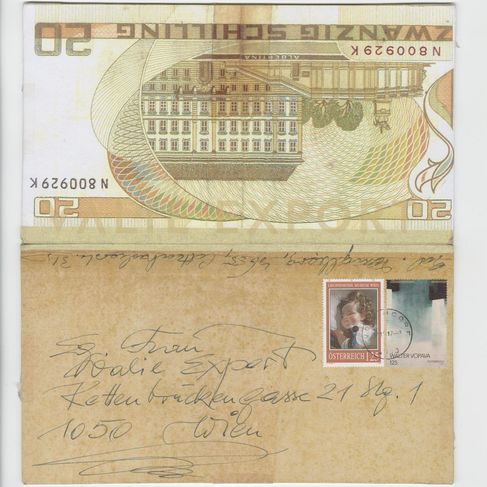 [VEC.004.711] - [Umschlag mit 20-Schilling Design]