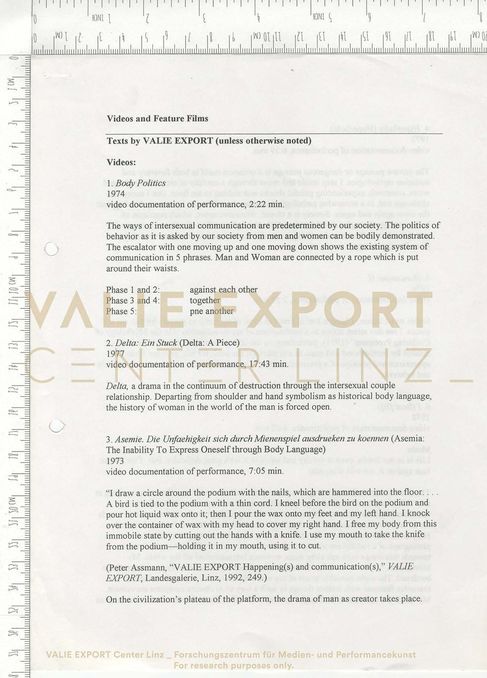 [VEC.000.822] - Videos and Feature Films