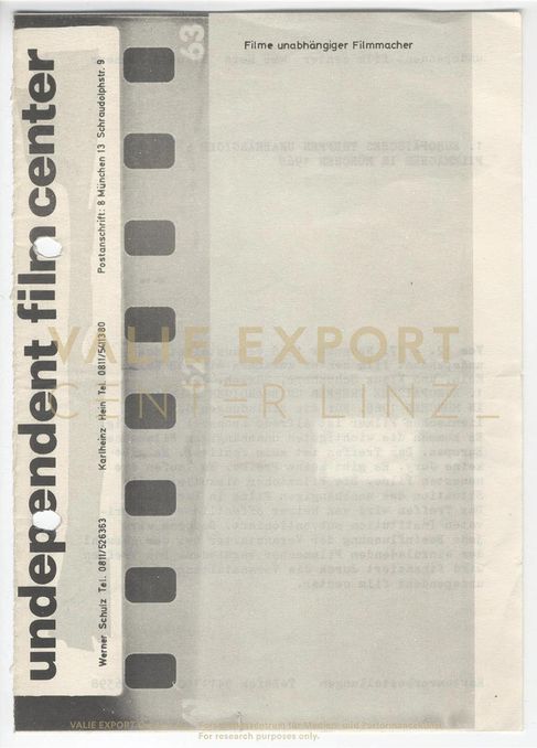 [VEC.003.397] - 1. Europäisches Treffen Unabhängiger Filmemacher in München 1968