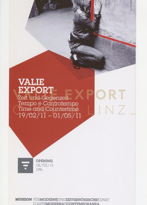 [VEC.004.630] - VALIE EXPORT. Zeit und Gegenzeit/Tempo e Controtempo/Time and Countertime