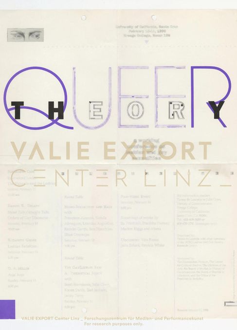 [VEC.005.417] - QUEER THEORY. a working conference on lesbian and gay sexualities