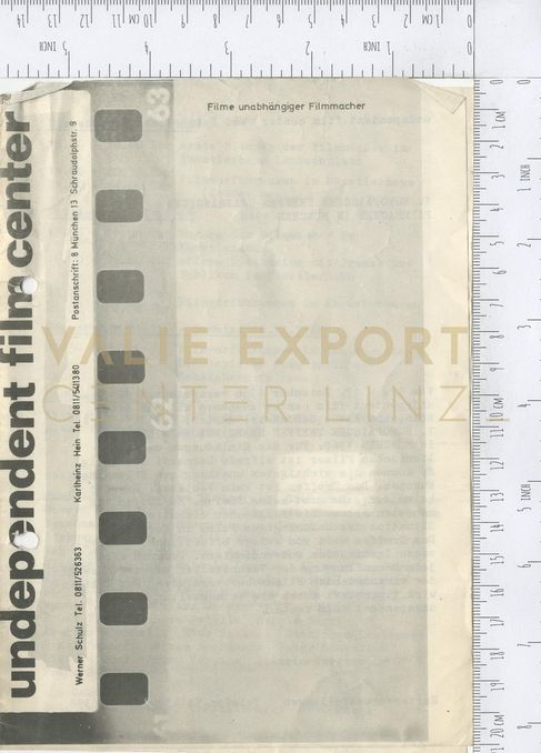 [VEC.002.514] - 1. Europäisches Treffen unabhängiger Filmemacher in München 1968