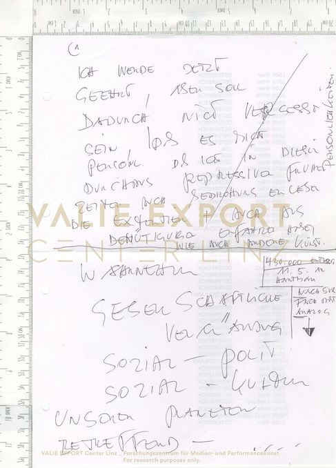 [VEC.000.872] - [Dankesrede VALIE EXPORT 2010]