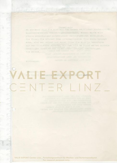 [VEC.004.104] - [Es entstehen Film[e] die sich mit den Formen weiblicher Produktivität auseinand
