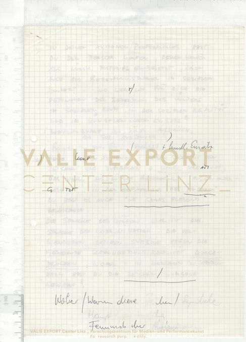 [VEC.006.215] - [Recherchematerial "Aktionskunst International"] - Fragen an [?]