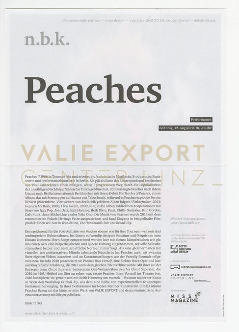 [VEC.004.751] - Peaches. Performance