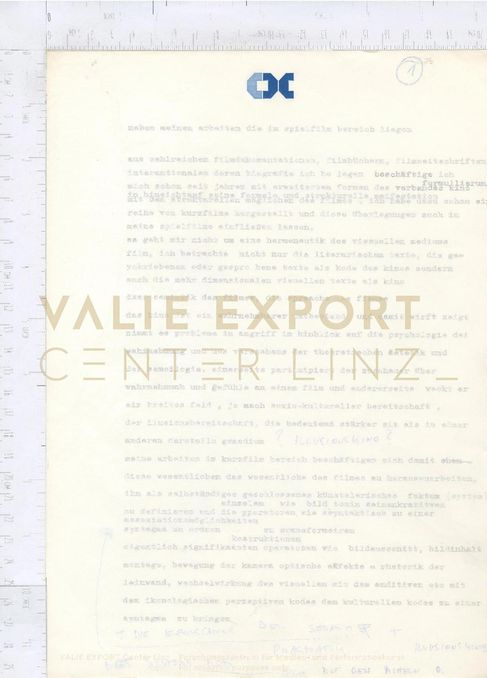 [VEC.005.964] - [neben meinen arbeiten die im filmbereich liegen]