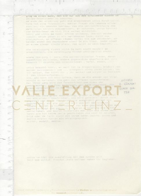 [VEC.006.180] - [Recherchematerial "UNICA ZÜRN"] - Text (Fragmente)