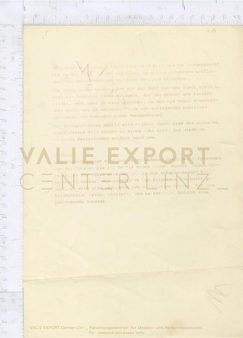 [VEC.005.966] - Syntagma - [... Auch hier wird Bild und Ton ausgetauscht, bis zu dem Bild, in de