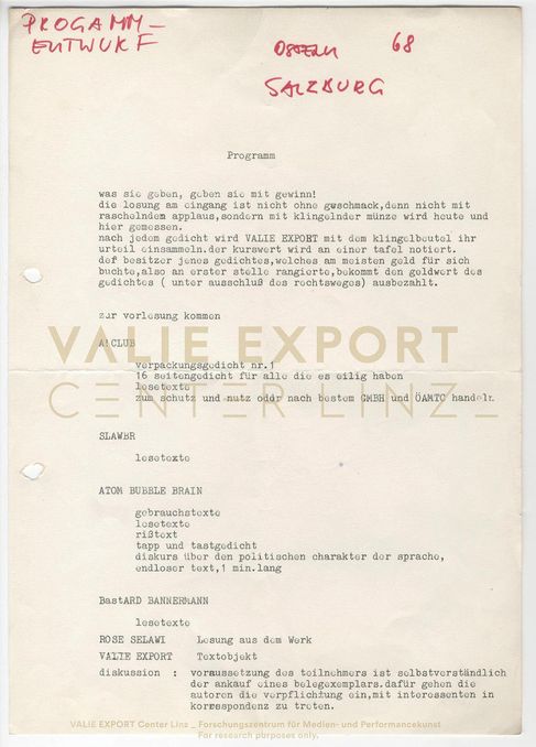 [VEC.003.537] - Programm
