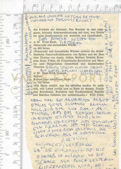 [VEC.000.845] - [Die Frage nach dem Subjekt der Frau ...]