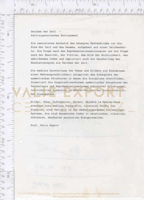 [VEC.002.343] - Zeichen der Zeit - Partizipatorisches Environment