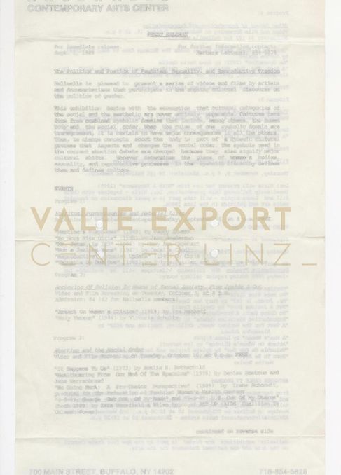 [VEC.005.419] - The Politics & Poetics of Feminism, Sexuality, & Reproductive Freedom