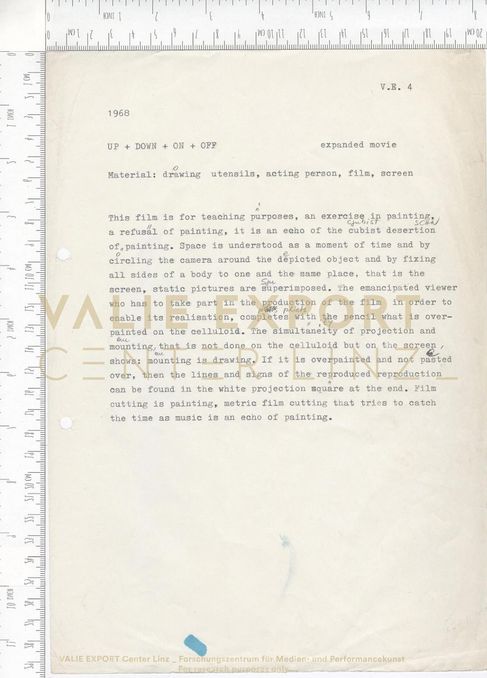 [VEC.006.074] - [ENGL. TEXTE DIV. AKTIONEN] - 1968 UP + DOWN + ON + OFF