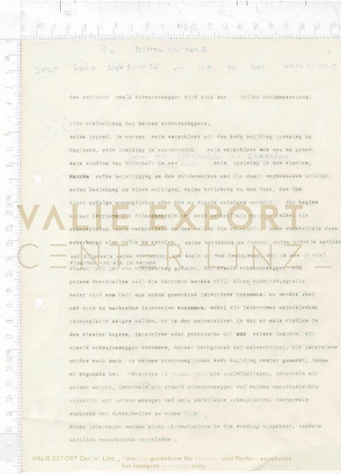 [VEC.005.436] - Exposé "Portrait Arnold Schwarzenegger"