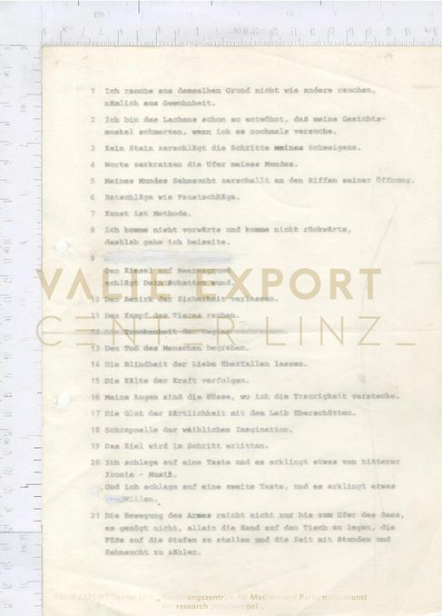 [VEC.005.968] - Syntagma - [1 Ich rauche aus demselben Grund nicht wie andere rauchen, nämlich a