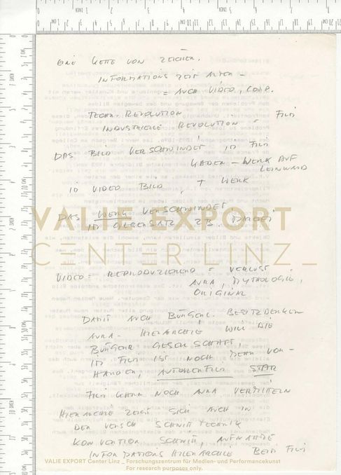 [VEC.003.899] - [Eine Kette von Zeichen, Informationszeitalter - = auch Video, Comp. ...]