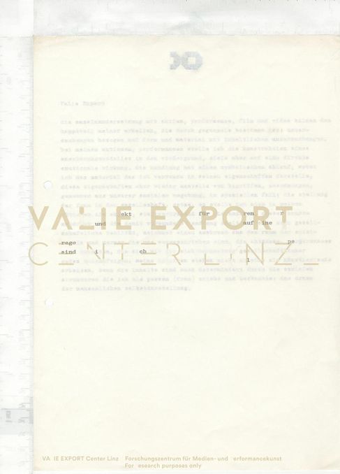 [VEC.000.849] - Valie Export