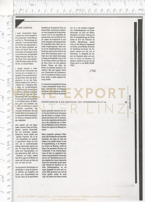 [VEC.006.061] - [ENGL. TEXTE DIV. AKTIONEN] - CORPUS MORE GEOMETRICO