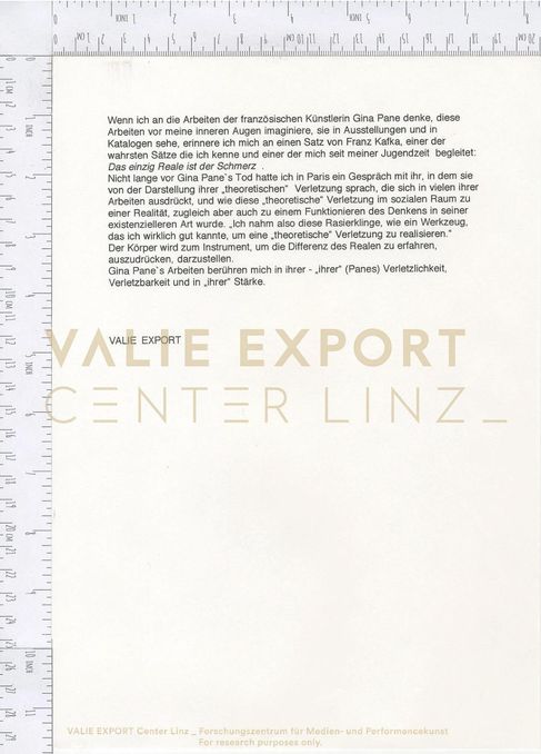[VEC.002.325] - [Gina Pane]