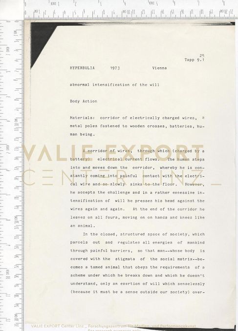 [VEC.006.065] - [ENGL. TEXTE DIV. AKTIONEN] - HYPERBULIA 1973
