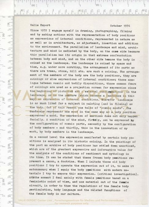 [VEC.000.938] - [Since 1972 I engage myself ...], October 1976