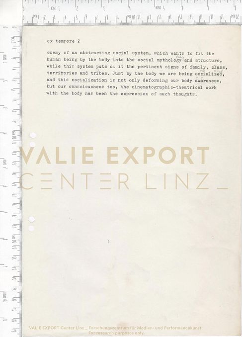 [VEC.006.095] - [ENGL. TEXTE DIV. AKTIONEN] - ex tempore
