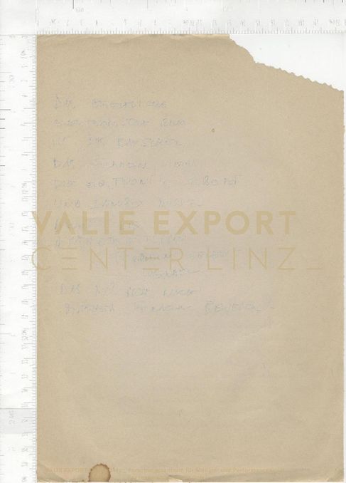 [VEC.006.130] - [Recherchematerial "UNICA"] - Notizen