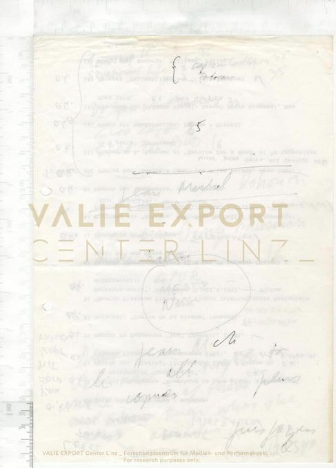 [VEC.006.196] - [Rechercheunterlagen "Aktionskunst International"] - Jean-Michel Bouhours