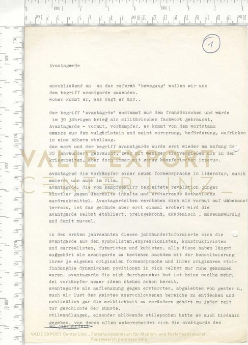 [VEC.003.889] - Avantgarde