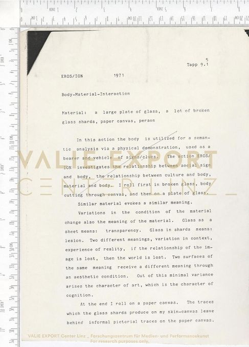 [VEC.006.058] - [ENGL. TEXTE DIV. AKTIONEN] - EROS/ION 1971