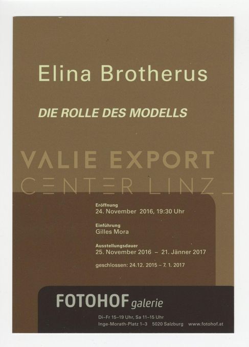[VEC.004.706] - Elina Brotherus. Die Rolle des Modells