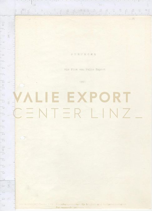 [VEC.005.980] - Syntagma - Ein Film von Valie Export 1981