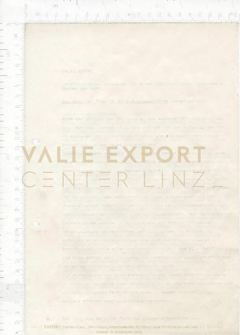 [VEC.005.423] - Vorschlag eines Konzeptes für einen internationalen Kongress im Rahmen der EXPO:
