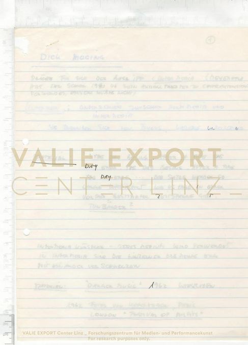 [VEC.006.242] - [Recherchematerial "Aktionskunst International"] - Dick Higgins / Knowles / Ken
