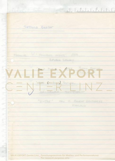 [VEC.006.244] - [Recherchematerial "Aktionskunst International"] - George Brecht